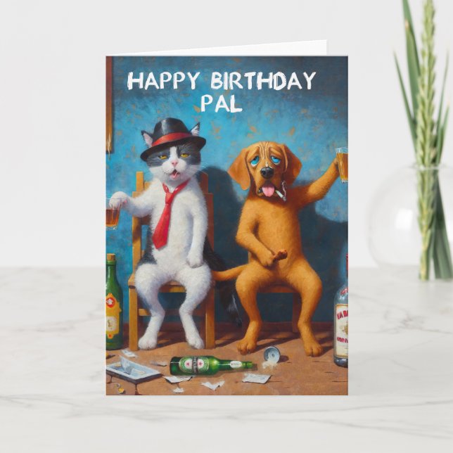 Grattis på födelsedagen, Pal Kort (Framsida)