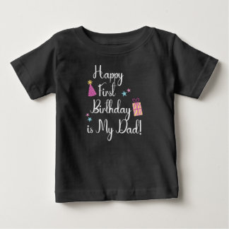 Grattis på födelsedagen pappa Baby T-Shirt