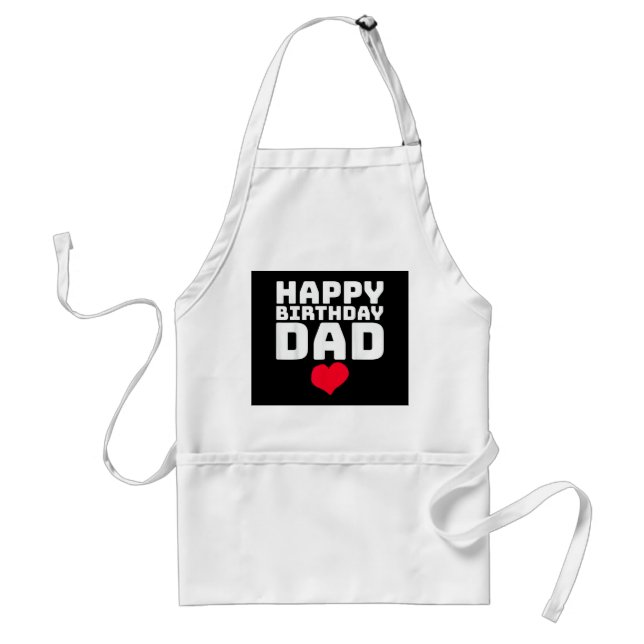 Grattis på födelsedagen pappa förkläde (Framsidan)