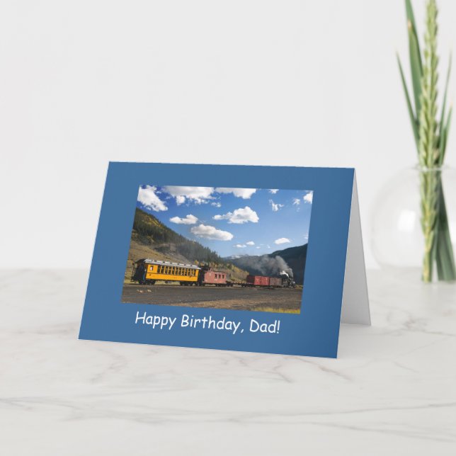 Grattis på födelsedagen, Pappa Kort (Framsida)