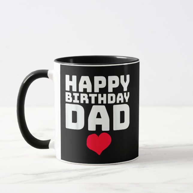 Grattis på födelsedagen pappa mugg (Vänster)
