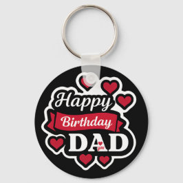 Grattis på födelsedagen pappa nyckelring