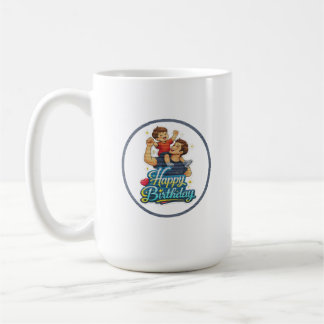 Grattis på födelsedagen Pappa och Son Kaffemugg
