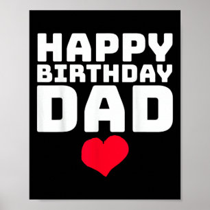 Grattis på födelsedagen pappa poster
