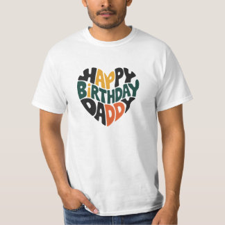 grattis på födelsedagen pappa t shirt