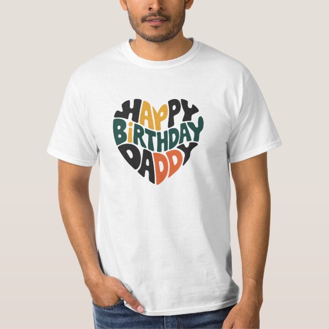 grattis på födelsedagen pappa t shirt (Framsida)