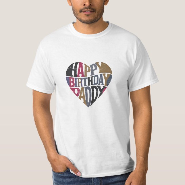 grattis på födelsedagen pappa t shirt (Framsida)
