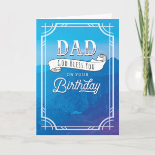 Grattis på födelsedagen Pappa Välsigna dig Du på d Kort