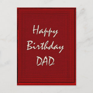 Grattis på födelsedagen Pappa Vykort