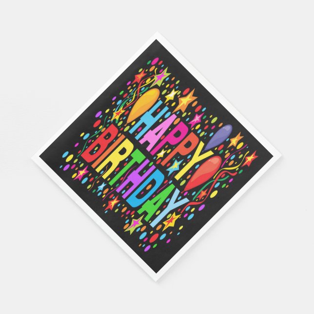 GRATTIS PÅ FÖDELSEDAGEN PAPPERSSERVETT (Hörn)