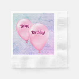 Grattis på födelsedagen! pappersservett