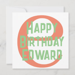 Grattis på födelsedagen party inbjudan-mallkort inbjudningar