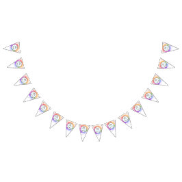 Grattis på födelsedagen Pastel Banner - HAMbyWG Vimplar