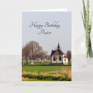 Grattis på födelsedagen Pastor Kort