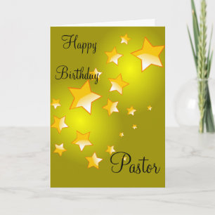 Grattis på födelsedagen Pastor Kort
