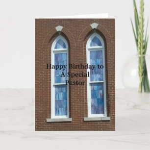 Grattis på födelsedagen PASTOR - SG-kort Kort