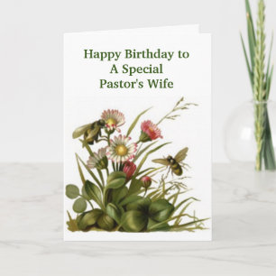 Grattis på födelsedagen PASTORNS Fru- AB Kort