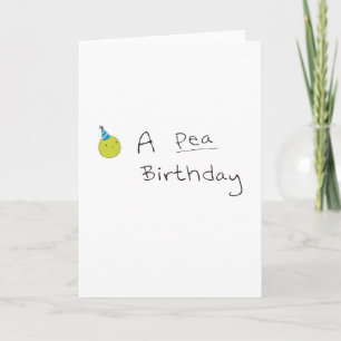 Grattis på födelsedagen - Pea Kort