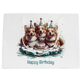 Grattis på födelsedagen Pembroke Welsh Corgi Hunda