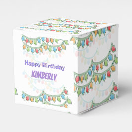 Grattis på födelsedagen Pennant Banner Presentaskar