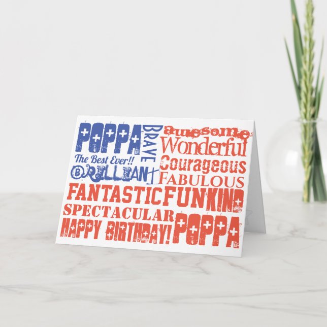 Grattis på födelsedagen PERSONLIG USA FLAGGA Kort (Framsida)