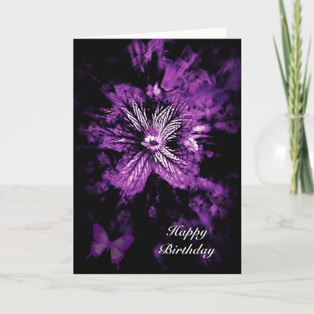 Grattis på födelsedagen Petals Kort (Framsida)