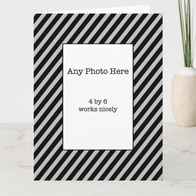 Grattis på födelsedagen Photo Kort (Framsida)