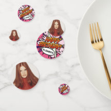 GRATTIS PÅ FÖDELSEDAGEN Photo Roligt Retro Tecknad