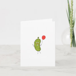Grattis på födelsedagen Pickle-kort Tack Kort