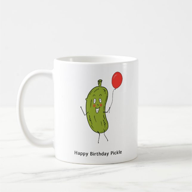 Grattis på födelsedagen Pickle, pickle  Kaffemugg (Vänster)