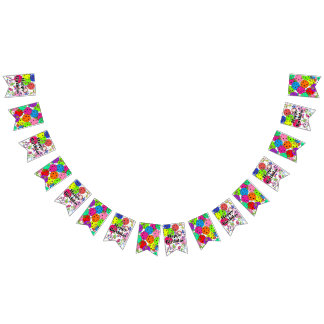 Grattis på födelsedagen Pickleball Balloons Confet Vimplar