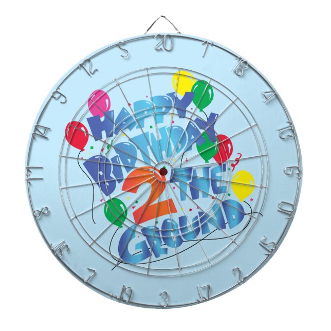 Grattis på födelsedagen piltavla (Framsidan)