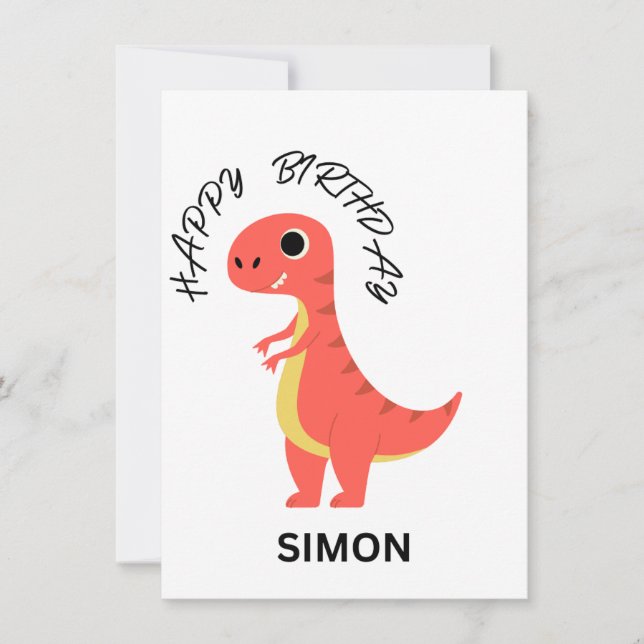 GRATTIS PÅ FÖDELSEDAGEN-platta kort (Framsida)