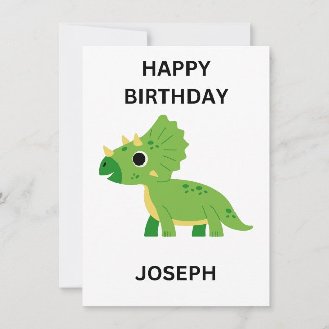 GRATTIS PÅ FÖDELSEDAGEN-platta kort (Framsida)