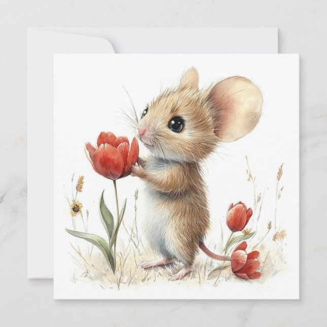 Grattis på födelsedagen-platta kort (Framsida)