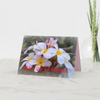 Grattis på födelsedagen Plumeria, Hawaiian