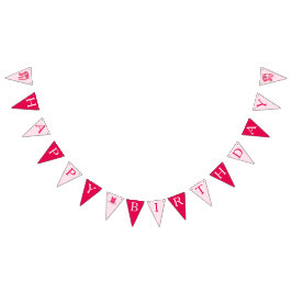 Grattis på födelsedagen Pointe Toe Shoes Ballerina Vimplar