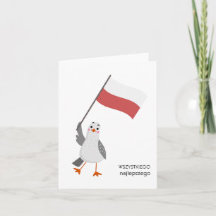 Grattis på födelsedagen - Polska Glad födelsedag Kort