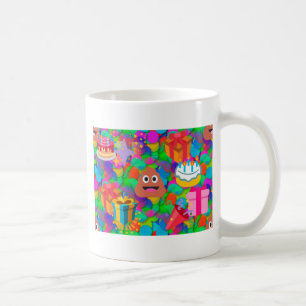 grattis på födelsedagen poop emoji kaffemugg
