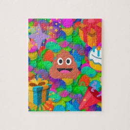 grattis på födelsedagen poop emoji pussel