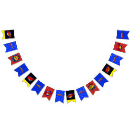 Grattis på födelsedagen Pop Art Superhjälten Birth Vimplar