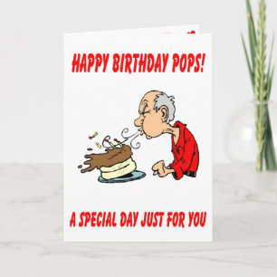 Grattis på födelsedagen Pops! Kort