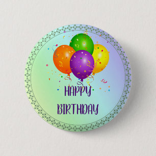 grattis på födelsedagen, populär design,  knapp