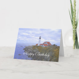 Grattis på födelsedagen, Portland Head House Art Kort
