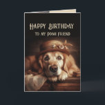 Grattis på födelsedagen Posh Friend-Roligten - väl Kort<br><div class="desc">Grattis på födelsedagen Posh Friend-Roligten - väl nedtryckt Hund</div>