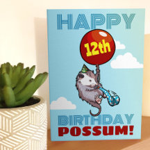 Grattis på födelsedagen Possum! Lägg till din ålde