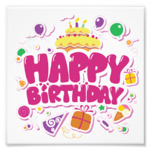 Grattis på födelsedagen Poster
