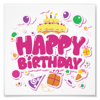Grattis på födelsedagen Poster