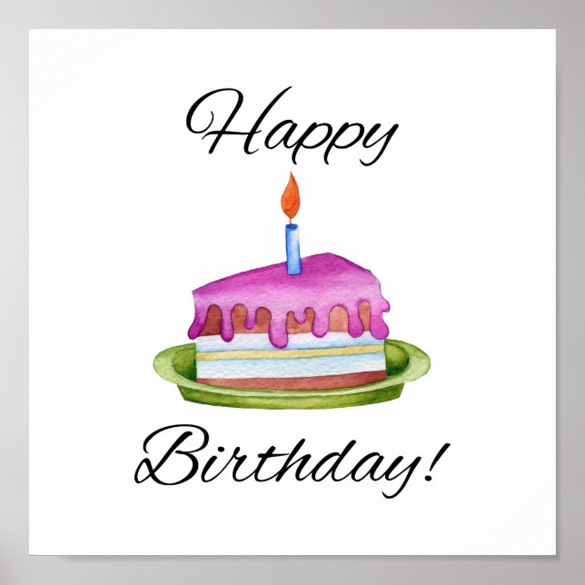 Grattis på födelsedagen! poster (Framsidan)