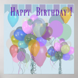 Grattis på födelsedagen poster